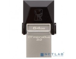 Флеш диск USB 3.0/MicroUSB Kingston 64Gb (DTDUO3/64GB), Пенза.
