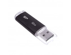 Флеш диск USB 2.0 Silicon Power 32Gb Ultima-II (SP032GBUF2U02V1K) черный, Пенза.