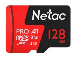Карта памяти Micro SecureDigital 128Gb Class 10 Netac P500 Extreme Pro (NT02P500PRO-128G-S), Пенза.