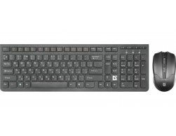 Беспроводной комплект клавиатура + мышь Defender Columbia C-775 черный, Пенза.