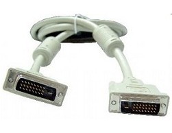 Кабель DVI-D Dual Link Gembird, 10м, 25M/25M, экран, феррит.кольца, пакет [CC-DVI2-10M], Пенза.