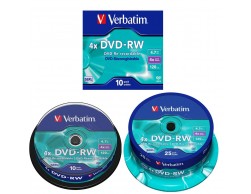 Диск DVD-RW Verbatim 4.7Gb 4-х (1/10), Пенза.
