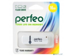 Флеш диск USB 3.0 Perfeo 16GB USB Drive C08 (PF-C08W016) White, Пенза.