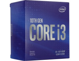 Процессор Intel Core i3-10100F Comet Lake {3.60Ггц, 6МБ, Socket 1200} (BOX), Пенза.