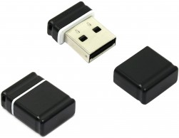 Флеш диск USB 2.0 QUMO 16GB NANO [QM16GUD-NANO-B] Black, Пенза.
