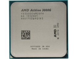 Процессор AMD Athlon 3000G OEM {3.5GHz, 5MB, 35W, AM4, With Radeon Vega 3 Graphics} (YD3000C6M2OFH), Пенза.