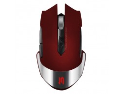 Манипулятор мышь Jet.A R200G (1600dpi, 6 кнопок, бесшумные клавиши, аккумуляторная, USB) красная, Пенза.