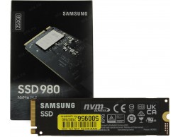 Твердотельный накопитель SSD 250Gb SAMSUNG (MZ-V8V250BW) 980 M.2 RTL (W1300/R2900) 3D TLC, Пенза.