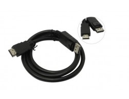 Кабель DisplayPort-HDMI Gembird/Cablexpert 1м, 20M/19M, черный, экран, пакет(CC-DP-HDMI-1M), Пенза. Кабель DisplayPort-HDMI Gembird/Cablexpert 1м, 20M/19M, черный, экран, пакет(CC-DP-HDMI-1M), Пенза.
