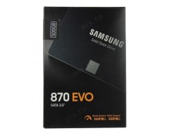 Твердотельный накопитель SSD 500Gb SAMSUNG (MZ-77E500BW) 870 EVO RTL (W530/R560) SATA, Пенза.