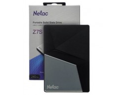 Внешний SSD 240Gb Netac External Z7S (NT01Z7S-240G-32BK) (USB 3.2, 550/480MBs, 61х87х11мм) черный, Пенза.