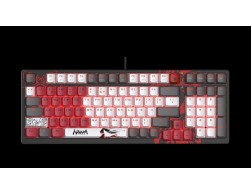 Клавиатура A4Tech Bloody S98 NARAKA (механическая, RGB подсветка, USB) черный/красный, Пенза.