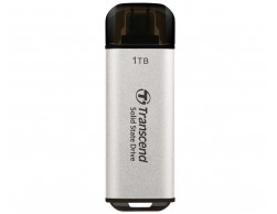 Внешний SSD 1Tb Transcend ESD300 (TS1TESD300S) (USB Type-C, 1250/950Mbps 60x20x7.8мм) серебристый, Пенза.
