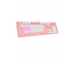 Клавиатура A4Tech Bloody B800 Dual Color (механическая, USB) розовый/белый, Пенза.