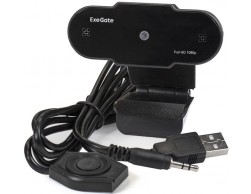 Камера Web ExeGate BlackView C615 FullHD (2 Мпикс, 1920 X 1080, 30fps, 4-линзовый объектив, USB 2.0) черный, Пенза.