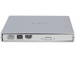 Оптический привод внешний USB 2.0 Gembird DVD-USB-02-SV пластик (серебро), Пенза.