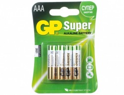 Батарея GP 24A(CR4)-UE4 AAA (SUPER) (4 шт. в уп-ке), Пенза.