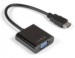 Переходник Exegate EX284926RUS HDMI-VGA (EX-HDMIM-VGAF-0.15) (19M/15F, 0,15м), Пенза.