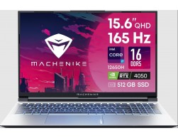 Ноутбук MACHENIKE L15 AIR PULSAR XT (i7-12650H (2.3/4.7), RTX 4050 6GB, 16G, 512G SSD, No ODD, WiFi, BT, 15.6'' QHD 165 ГЦ, IPS, DOS) (JJ00GK00ERU), Пенза.