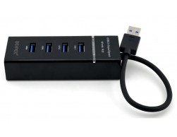 Контроллер HUB USB 3.0 Behpex 4порта (BHP-P104) черный, Пенза.