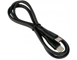 Кабель USB2.0 Type-C/Type-C Cablexpert CCB-USB2-CMCMO1-1MB Classic 0.1, 3A, 60W, PD/QC3.0, медь, 1м, черный, Пенза.