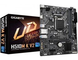 Мат.плата GIGABYTE H510M K V2.0 RTL (S1200, H510, 2xDDR4, PCI-E, GBL, 8ch Audio, M2, SATA-III, D-SUB, HDMI, MATX), Пенза.