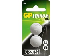 Литиевая батарейка GP Lithium CR2032 (2шт) блистер, Пенза.