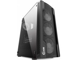 Корпус MidiTower POWERCASE (CMIXB-F4) MISTRAL X4 MESH TEMPERED GLASS 4x120 Black ATX, Пенза.