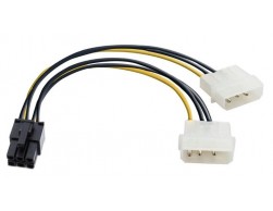 Переходник питания Exegate 2хMolex-≫PCI-E 6 Pin (EX138937RUS), Пенза.