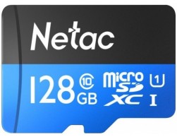 Карта памяти Micro SecureDigital 128Gb Class 10 Netac P500 Standard (NT02P500STN-128G-S), Пенза.