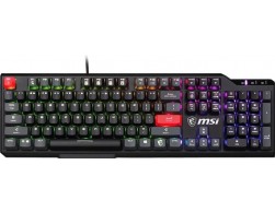 Клавиатура MSI VIGOR GK41 DUSK LR RU (механическая,Kailh Red,игровая, подсветка, USB) (s11-04rub01-Cla) чёрный/серый, Пенза.