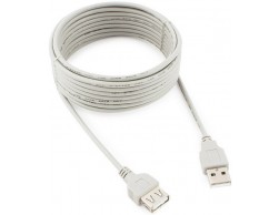 Кабель USB 2.0 удлинительный 4.5м AM/AF Gembird PRO позол.конт., фер.кол., пакет [CC-USB2-AMAF-15], Пенза.
