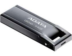 Флеш диск USB 3.2 A-Data 64Gb UR340 (AROY-UR340-64GBK) черный, Пенза.