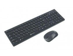 Беспроводной комплект клавиатура + мышь Oklick 220M Black 2.4ГГц USB, Пенза.