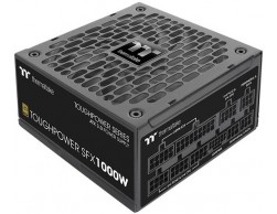 Блок питания 1000W Thermaltake Toughpower SFX1000 Gen.5, 1000Вт, 80 PLUS PLATINUM, 90мм, черный (SFX, 12V v3.1 ), Пенза.