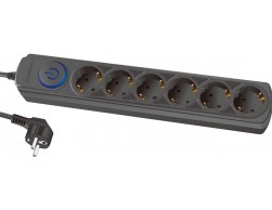 Сетевой фильтр Ippon BK-6-EU-3-10-B 3м (6 розеток) черный (коробка), Пенза.