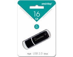 Флеш диск USB 2.0 Smartbuy 16GB Crown (SB16GBCRW-K) Black, Пенза.