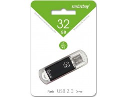 Флеш диск USB 2.0 Smartbuy 32Gb V-Cut Series (SB32GBVC-K) чёрный, Пенза. Флеш диск USB 2.0 Smartbuy 32Gb V-Cut Series (SB32GBVC-K) чёрный, Пенза.