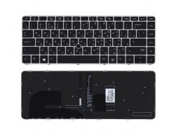 Клавиатура для ноутбука HP ZBook 14u G4 черная, Пенза.