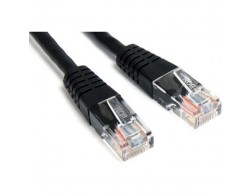 Патч-корд TWT UTP кат.5e, с заливными колпачками, 1.0 м, черный, Пенза.