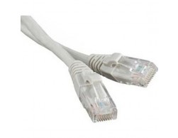 Патч-корд TWT UTP кат.5e, с заливными колпачками, 0.3 м, серый, Пенза.