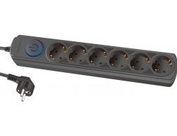 Сетевой фильтр Ippon BK-6-EU-3-10-B 3м (6 розеток) черный (коробка), Пенза.