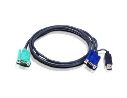 ATEN 2L-5202U, Кабель KVM USB 1.8м SHD15M/USB A(M)--SPHD15M(G)/ATEN, Пенза.