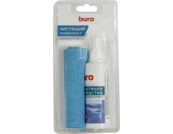 Чистящий набор BURO, спрей для экранов и оптики + микрофибра (BU-S/MF), Пенза.