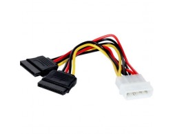 Кабель питания 2xSATA (от разъема Molex (IDE) блока питания), 15см ExeGate EX138935RUS, Пенза. Кабель питания 2xSATA (от разъема Molex (IDE) блока питания), 15см ExeGate EX138935RUS, Пенза.