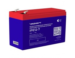 Батарея аккумуляторная Ippon IPE12-7, 12В, 7А·ч, Пенза.