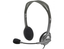 Гарнитура Logitech Headset H111, проводная, накладные (3.5 мм 4-контактный ) чёрный, Пенза.