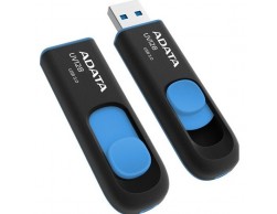 Флеш диск USB 3.0 A-DATA 64GB UV128 (AUV128-64G-RBE) R/W 100/30, черный/синий, Пенза.