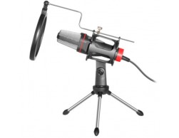 Микрофон Defender Forte GMC 300 (3,5 мм, провод 1.5 м) черный, Пенза.
