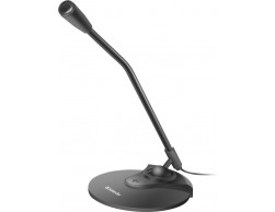 Микрофон Defender MIC-117 (на подставке, 1.8 м) черный, Пенза.